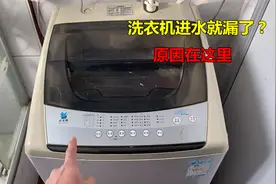 洗衣机一边进水一边排水，存不住水？师傅告诉你什么原因视频封面