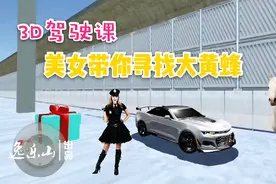 3D驾驶课☞美女带你寻找雪佛兰科迈罗大黄蜂礼包