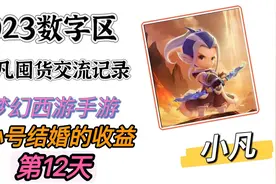 梦幻西游手游：2023区，小号结婚的好处，新囤货知识点