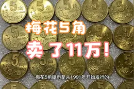 卖了11万！梅花5角一直在涨，1993年的你能找到吗