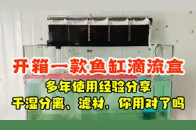 开箱一款鱼缸滴流盒过滤，多年使用经验与技巧分享视频封面