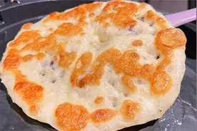 1斤面9两水，这方法烙饼比面包还香，食材和做法都超简单