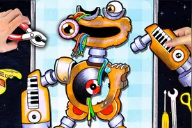 定格动画：修补破损的音乐机器人，最后成果和新的一模一样视频封面