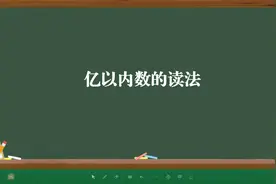 亿以内数的读法视频封面