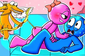 彩虹动画：小龙化身爱神丘比特，它能把野蛮女友变好吗？视频封面