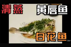 清蒸黄唇鱼 (白花鱼) 好食易做家庭菜