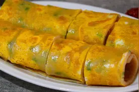 早餐鸡蛋饼懒人做法，不放一滴油，蓬松柔软真香，轻松搞定早餐