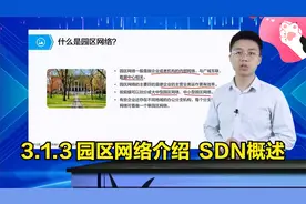 3.1.3 园区网络介绍  SDN概述