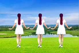 怀旧金曲《摇太阳》32步广场舞，轻松欢快，好像回到了童年