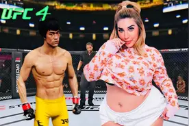 UFC：欧美最完美身材女模，武力值极其恐怖，擂台挑战李小龙视频封面