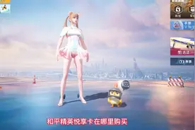 和平精英悦享卡在哪里购买？