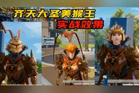 和平精英里联动做的最好的就是这皮肤了，齐天大圣是真帅啊！