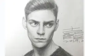 超强素描人像示范，方法原来如此简单！就差多加练习了！