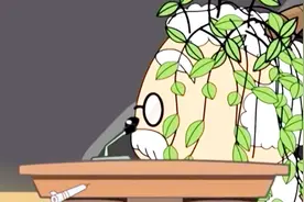 灰太狼一周攻击264次，慢羊羊连课也不上了，头上长满了草