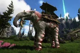 方舟生存进化 野性06 给恐象喂啤酒 等它喝醉了 也就驯服成功了