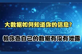 大数据如何知道你的信息？教你查自己的数据有没有泄露视频封面