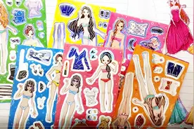 迪士尼儿童贴纸：可爱的女孩们参加生日舞会，谁最好看呢？视频封面