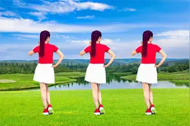经典老歌广场舞《摇太阳》老歌新跳32步，简单活泼又好看！