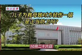 父亲车祸倒地，母亲被打，儿子出手致轻伤一级，判刑？正当防卫？视频封面