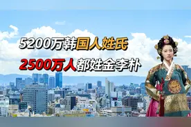 5200万韩国人，2500万人都姓金、李、朴，和中国有什么关系？视频封面