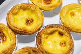 正宗粤式广式澳门千层酥脆葡式蛋挞挞水制作方法！字幕版