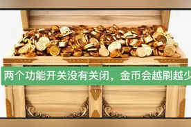两个功能开关没有关闭，金币会越刷越少