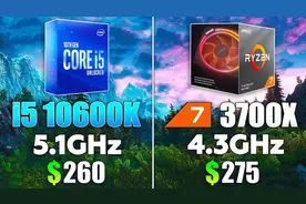 Core i5 10600K OC vs Ryzen 7 3700X OC 性能游戏评测