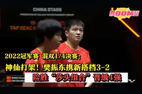 冠军赛混双 樊振东携新搭档挑战冠军“莎头组合” 球迷：神仙打架视频封面