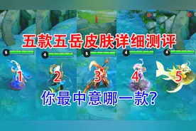 五款五岳皮肤详细测评，飞衡卖的最火，你最中意哪一款？