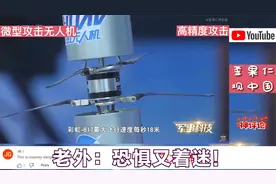 油管看中国微型攻击无人机作战演示！外国网友：恐惧又着迷！视频封面