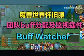 魔兽世界团长必备-团队技能监控及buff分配插件-buffwatcher