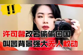 叫嚣无人敢动她？许可馨家族揭秘，改名许丽娜偷摸回国视频封面