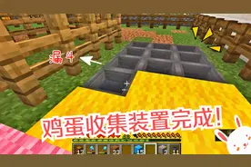 我的世界1.16单人生存113：鸡蛋收集装置完工 以后不用手动收蛋啦
