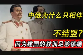 中俄为何只相伴不结盟，因为建国后十年，中苏结盟的教训足够惨痛视频封面