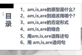 am,is,are该如何使用？具体该用哪一个？杰克告诉你英语基础知识