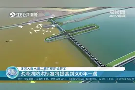 淮河入海水道二期工程正式开工,洪泽湖防洪标准将提高到300年一遇视频封面