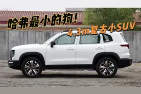 哈弗最小的“狗”！4.3米小型硬派复古SUV，长城版的自由侠！视频封面