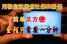 用微信就能查社保和医保，简单又方便，不用还要排长队，简单实用视频封面