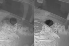 宝宝深夜醒来爸爸猛拍哄睡，妻子监控看到气炸呵斥：不是你孩子？视频封面