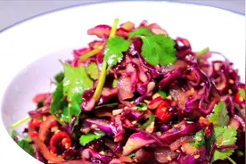 紫甘蓝最好吃最家常的做法，香脆开胃，健康营养放心吃！