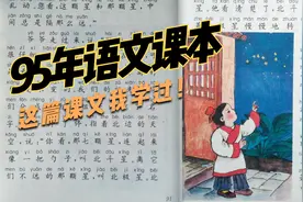 九五年小学二年级语文课本，看到才想起这些课文我们都曾学过