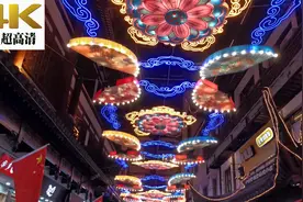 4K超清拍摄上海城隍庙夜景dji稳定器om4加华为mate20X（第一段）
