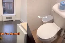 “北漂”美国纽约啥体验？中介：月租1万都没床，浴室香皂多家用