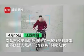江西一男子“飞车摸胸”_猥亵妇女达十余起_被判处8年有期徒刑视频封面
