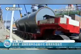 连云港：190吨！“百吨王”谎报数据被罚，一年内不能拉大件