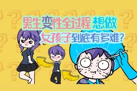男生变性全过程，想做个女孩子到底有多难？视频封面