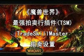 《魔兽世界》最强拍卖行插件TSM拍卖设置