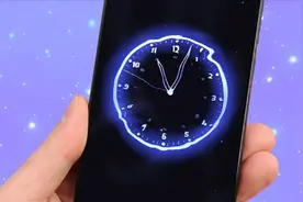 教你设置手机息屏时钟壁纸，一动还有波纹和荧光，太漂亮了