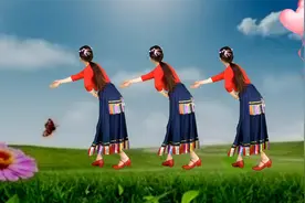 民族舞《我的家乡叫天堂》悠扬大方背面演示，简单易学