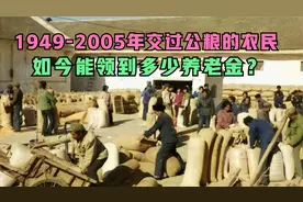 1949-2005年交过公粮的农民，如今能领到多少养老金？答案来了！视频封面